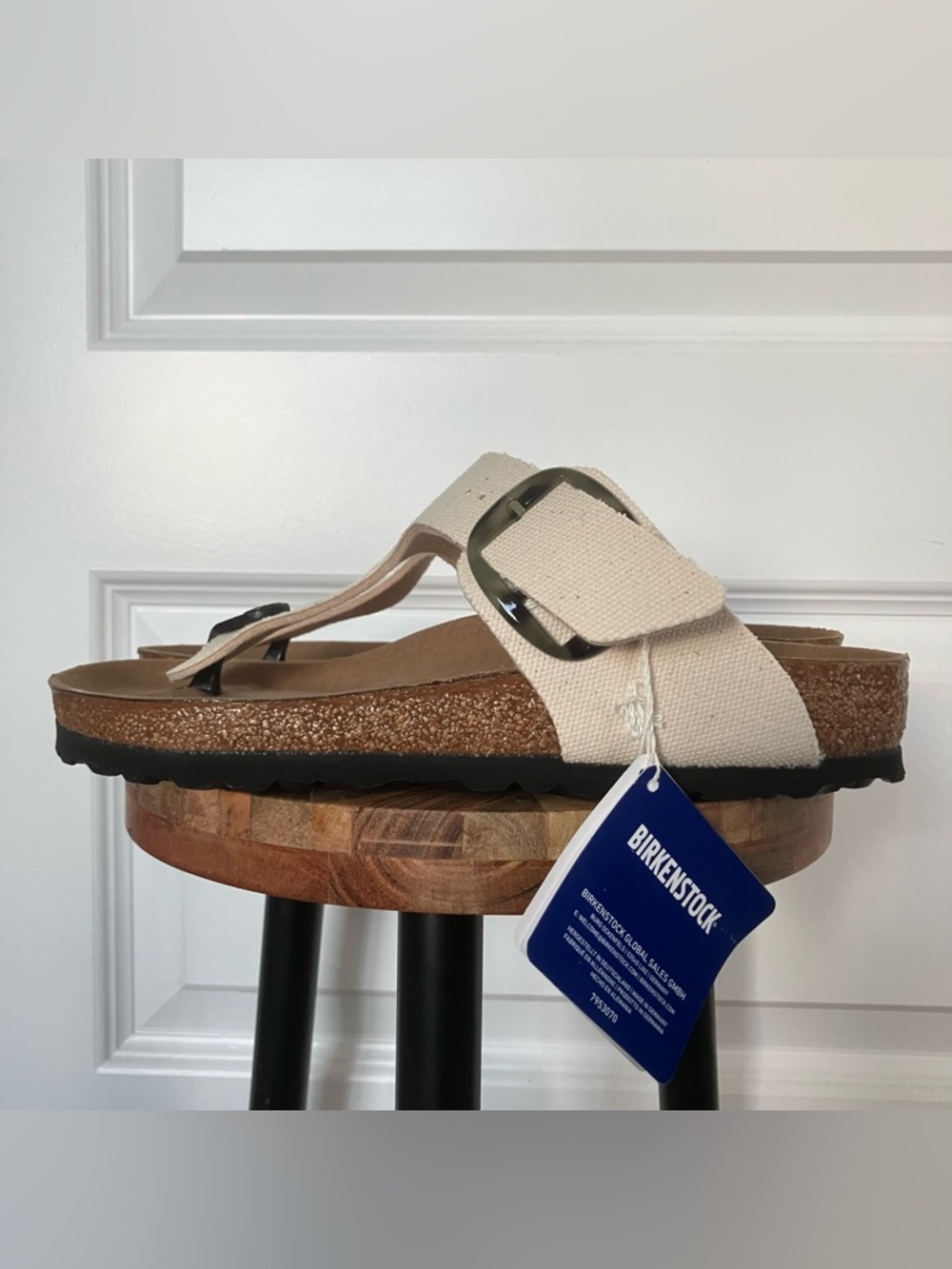 NEW Birkenstock Gizeh Big Buckle Sandals Womens EU 38 US 7 Vegan 2026-3e4 - Picture 3 of 6